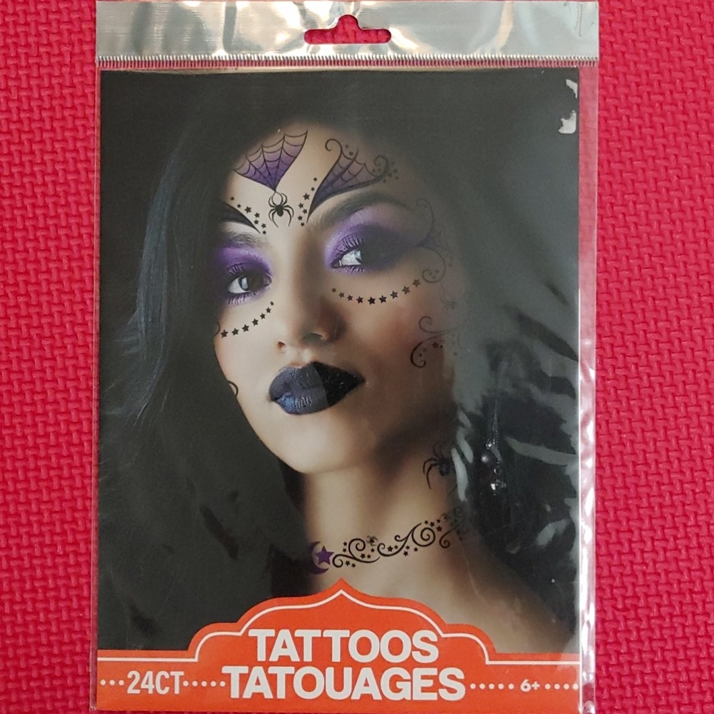 New Halloween Facial Tattoos